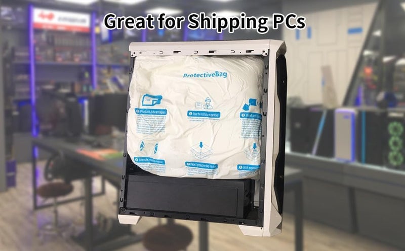 Umail 2Pcs 14”x16” Expanding Foam Packaging for PC, Electronics & Irregular Items - Shockproof Expandable Packing Foam, Protective Material for Fragile Devices & Custom Shapes - Image 3
